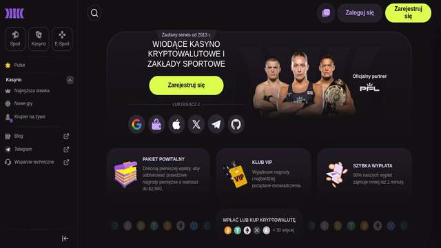 CloudBet casino screenshot